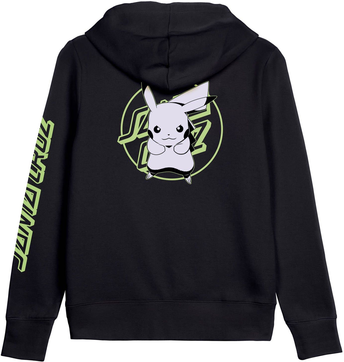 dámska mikina SANTA CRUZ POKEMON PIKACHU DOT HOOD Black